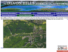 Tablet Screenshot of devonhillshoa.com